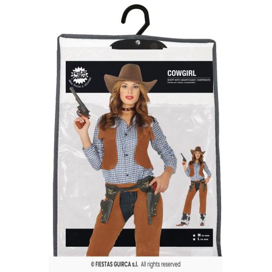 Disfraz Vaquera del Oeste adulta