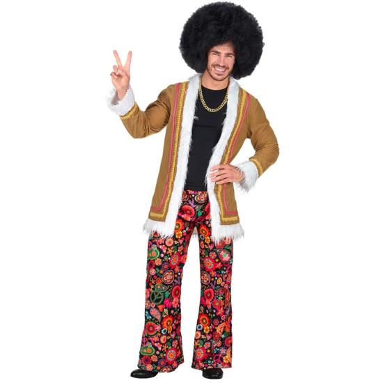 Disfraz Woodstock Hippie talla Adulto Disfraz Woodstock Hippie talla Adulto
