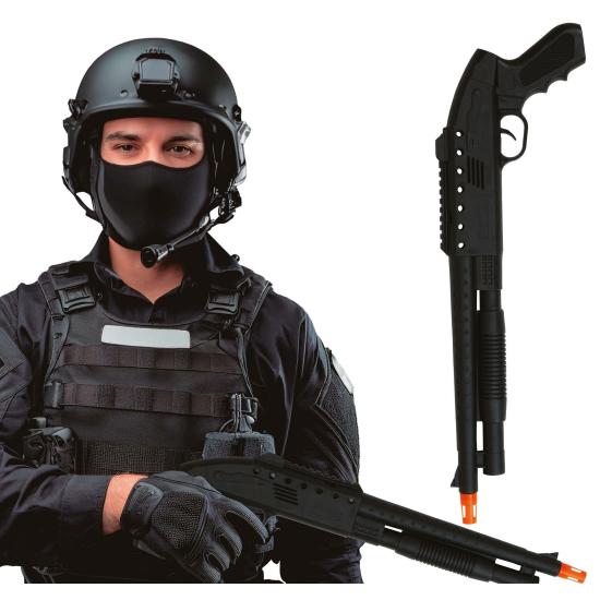 Escopeta SWAT Terminator (46 cm) – Arma de Juguete para Disfraces de Policías, Ladrones y Fuerzas Especiales Escopeta SWAT Terminator (46 cm) – Arma de Juguete para Disfraces de Policías, Ladrones y Fuerzas Especiales