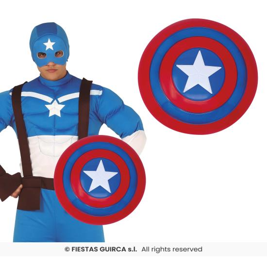 Escudo Capitán América 45 cm – Escudo Estrella Rojo y Azul Escudo Capitán América 45 cm – Escudo Estrella Rojo y Azul