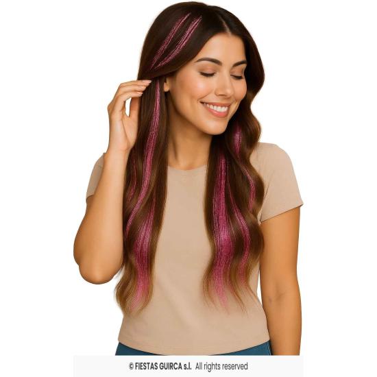 Extensiones de Pelo con Brillos - Fiestas Guirca Extensiones de Pelo con Brillos - Fiestas Guirca