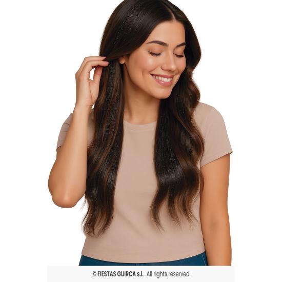 Extensiones de Pelo con Brillos - Fiestas Guirca Extensiones de Pelo con Brillos - Fiestas Guirca