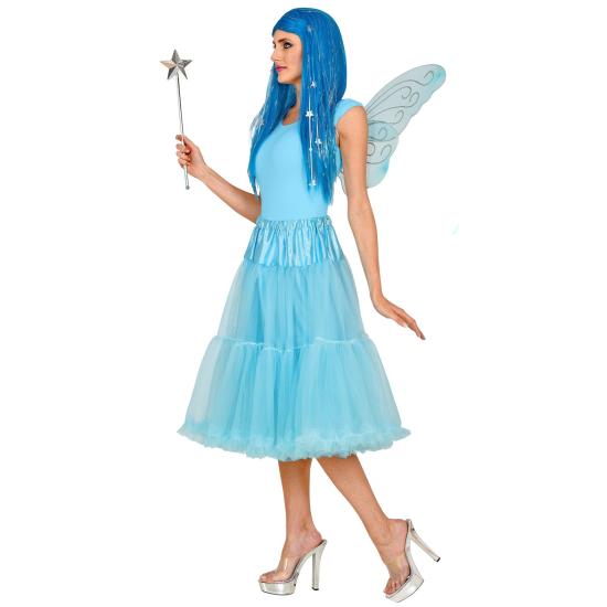 Falda Enagua Tul 65 cms color Azul Falda Enagua Tul 65 cms color Azul