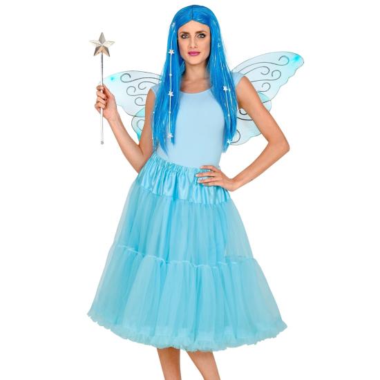 Falda Enagua Tul 65 cms color Azul Falda Enagua Tul 65 cms color Azul