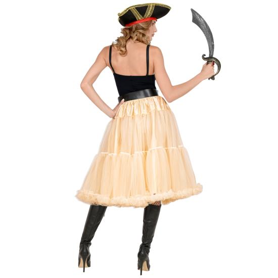 Falda Enagua Tul 65 cms color Crema Falda Enagua Tul 65 cms color Crema