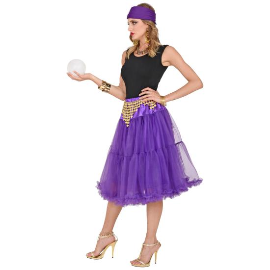 Falda Enagua Tul 65 cms en color Morado Falda Enagua Tul 65 cms en color Morado