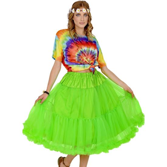 Falda Enagua Tul 65 cms en color Verde Falda Enagua Tul 65 cms en color Verde