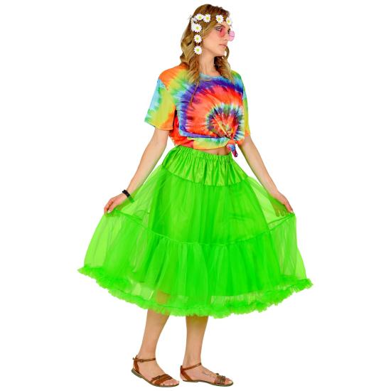 Falda Enagua Tul 65 cms en color Verde Falda Enagua Tul 65 cms en color Verde