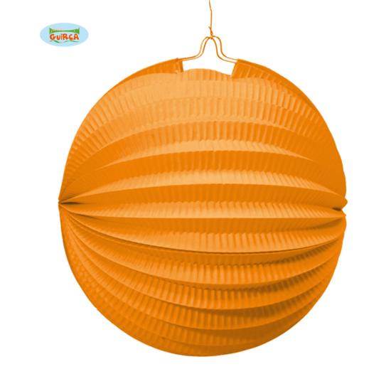 Farol Esfera Naranja 20 cms Farol Esfera Naranja 20 cms