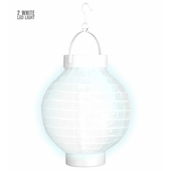 Farolillo de Tela blanca con Luces Led Blancas 15cms Farolillo de Tela blanca con Luces Led Blancas 15cms