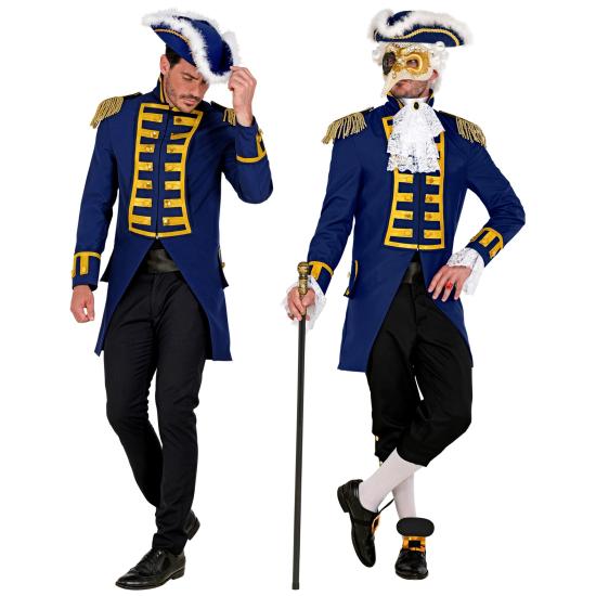 Frac Desfile Lujo Azul adulto Frac Desfile Lujo Azul adulto