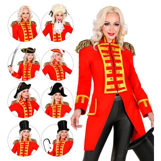 Frac Desfile Lujo Rojo adulta Frac Desfile Lujo Rojo adulta