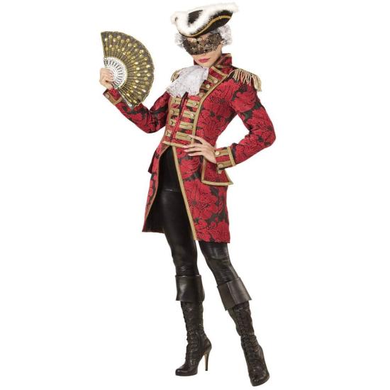 Frac Lujo Jacquard Rojo para adulta Frac Lujo Jacquard Rojo para adulta