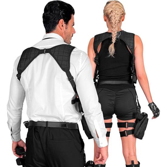 Funda Táctica Negra – Accesorio para Disfraces de Policía, SWAT y Militares Funda Táctica Negra – Accesorio para Disfraces de Policía, SWAT y Militares