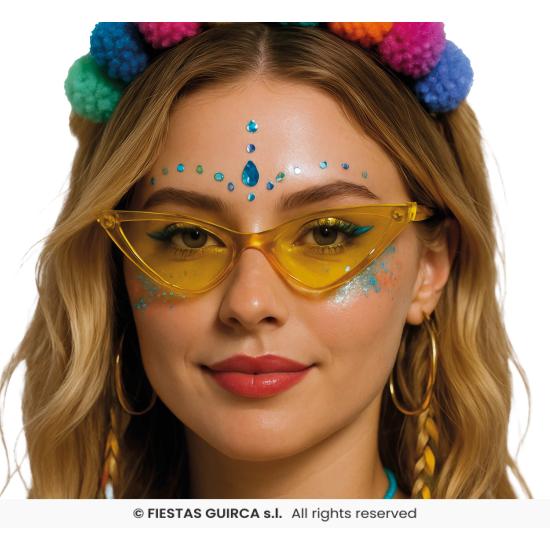 Gafas Amarillas para Disfraz – Complemento Retro y Divertido para Carnaval y Fiestas Gafas Amarillas para Disfraz – Complemento Retro y Divertido para Carnaval y Fiestas