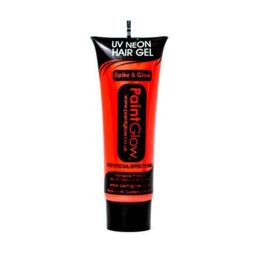 Gel Pelo Fluorescente en la Oscuridad Naranja