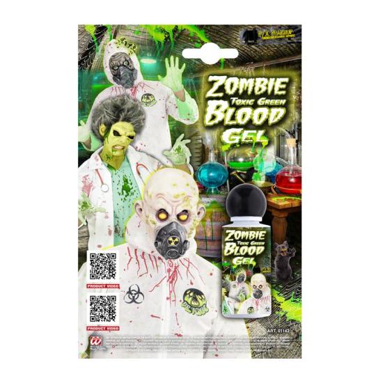 Gel Sangre Verde Tóxica Zombie 28 ml Gel Sangre Verde Tóxica Zombie 28 ml