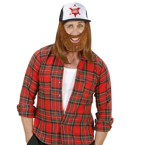 Gorra de Chuck Norris con Barba  adulto Gorra de Chuck Norris con Barba  adulto