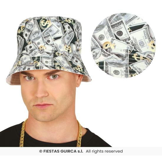 Gorro Dollar Verde y Blanco - Sombrero de Fiesta para Adultos Gorro Dollar Verde y Blanco - Sombrero de Fiesta para Adultos