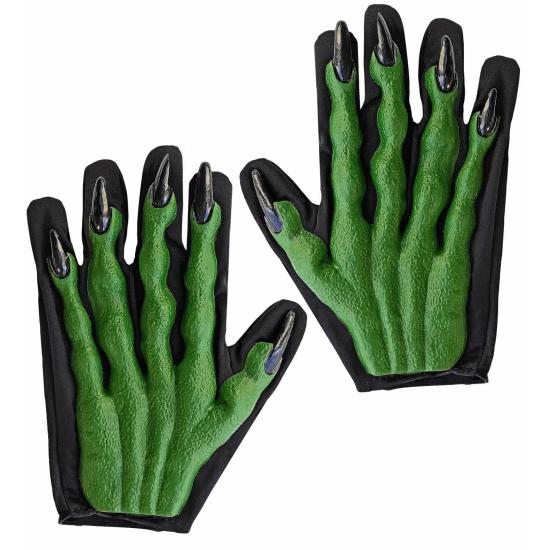 Guantes 3D Verdes para disfraces de terror Guantes 3D Verdes para disfraces de terror
