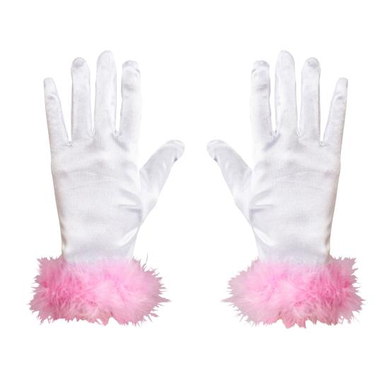 Guantes Blancos Glamour para niñas Guantes Blancos Glamour para niñas