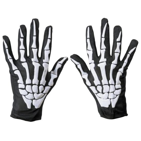 Guantes Esqueleto con Huesos Relieve Guantes Esqueleto con Huesos Relieve