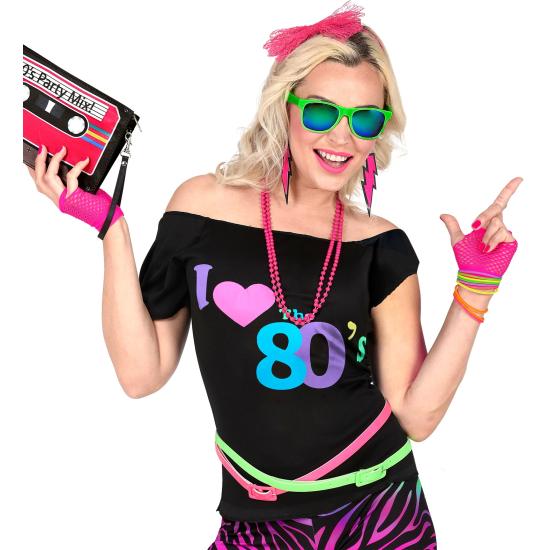 Guantes sin dedo Red Fluorescentes Rosa Guantes sin dedo Red Fluorescentes Rosa