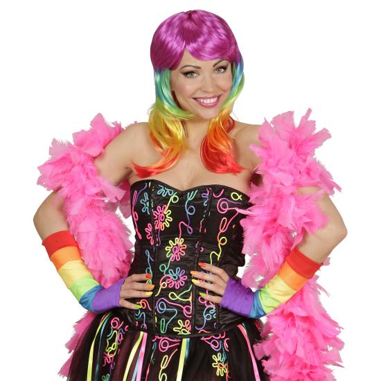 Guantes sin dedos Arcoíris 33 cms Guantes sin dedos Arcoíris 33 cms