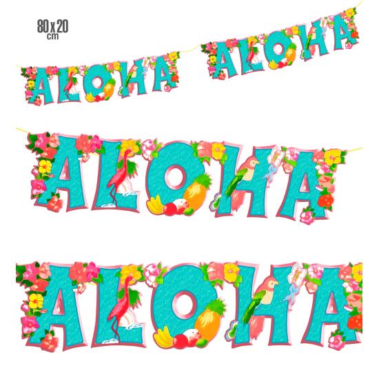 Guirnalda aloha 80 x 20 cm Guirnalda aloha 80 x 20 cm