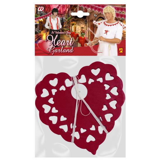 Guirnalda Corazón Rojo 4m Guirnalda Corazón Rojo 4m