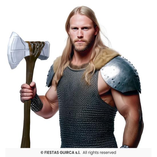 Hacha Vikinga de 61 cm - Accesorio de Fantasía para Disfraces Épicos Hacha Vikinga de 61 cm - Accesorio de Fantasía para Disfraces Épicos
