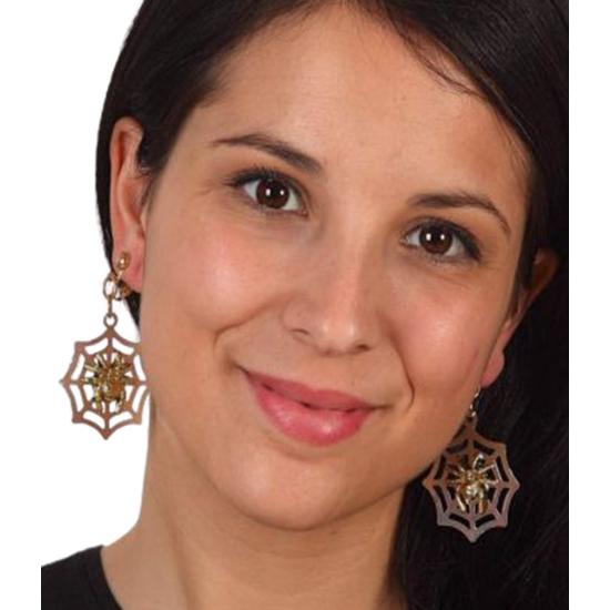 HALLOWEEN 2 PENDIENTES TELA ARAÑA TARANTULA 19X11.5 HALLOWEEN 2 PENDIENTES TELA ARAÑA TARANTULA 19X11.5