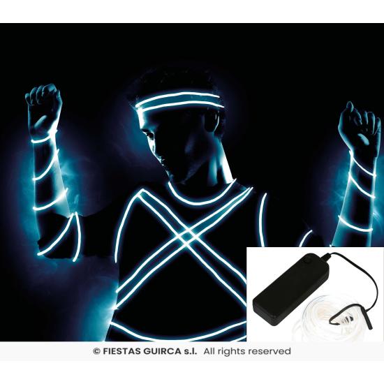 Hilo LED 5 Metros – Blanco y Azul Hilo LED 5 Metros – Blanco y Azul