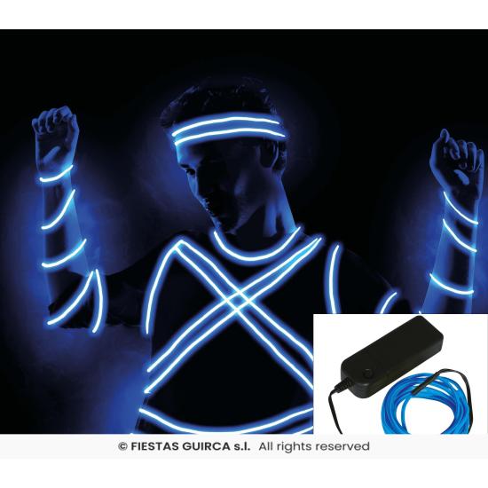 Hilo LED 5 Metros – Blanco y Azul Hilo LED 5 Metros – Blanco y Azul