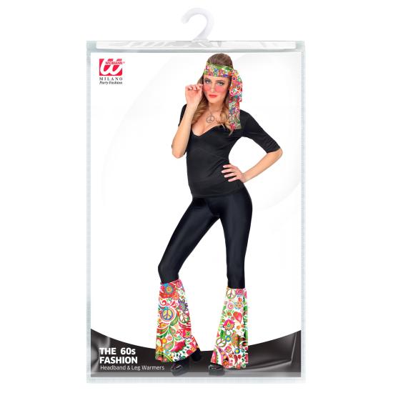 Hippie Set 60s / 70s, diadema y guanteletes, hippie, reggae, flower power Hippie Set 60s / 70s, diadema y guanteletes, hippie, reggae, flower power