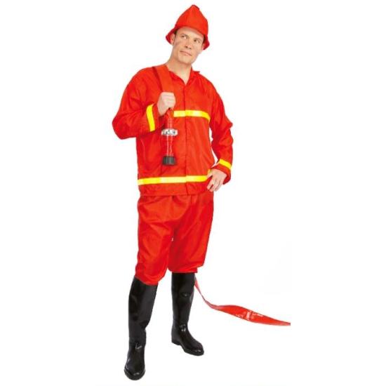Disfraz adulto Bombero Rojo talla 52-54 Disfraz adulto Bombero Rojo talla 52-54