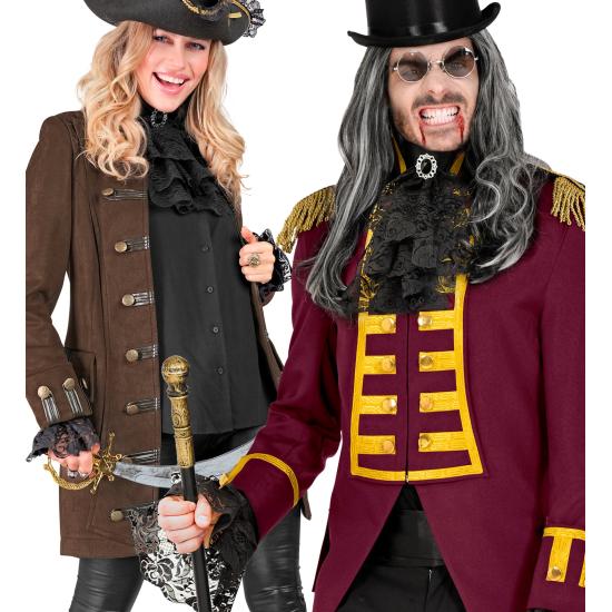 Jabot con gema y muñequeras de encaje – complemento para disfraces Jabot con gema y muñequeras de encaje – complemento para disfraces