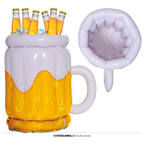 Jarra de Cerveza Hinchable Nevera de 45 x 30 cms Jarra de Cerveza Hinchable Nevera de 45 x 30 cms