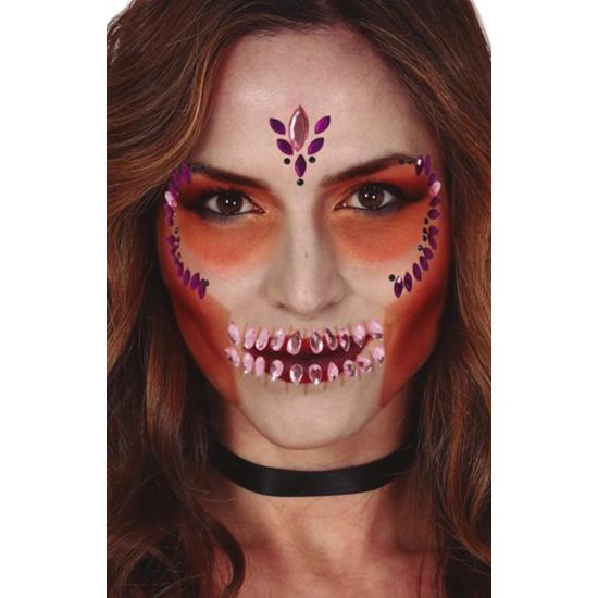 Joyas Faciales Calavera Lila Joyas Faciales Calavera Lila