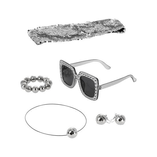 Kit de joyería con bola de discoteca de los años 70 Kit de joyería con bola de discoteca de los años 70