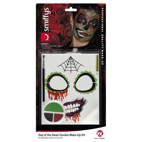 Kit de maquillaje para zombis del día de muertos Kit de maquillaje para zombis del día de muertos