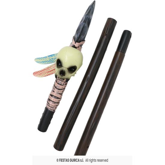 Lanza Indígena 120 cm Desmontable - Accesorio de Disfraz Lanza Indígena 120 cm Desmontable - Accesorio de Disfraz