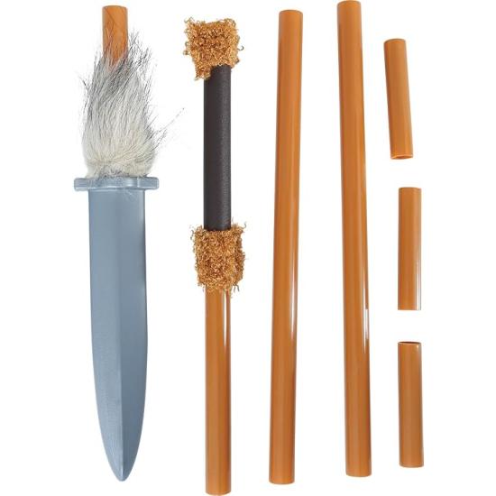 Lanza Indígena de Juguete Desmontable (120 cm) – Accesorio para Disfraces Lanza Indígena de Juguete Desmontable (120 cm) – Accesorio para Disfraces