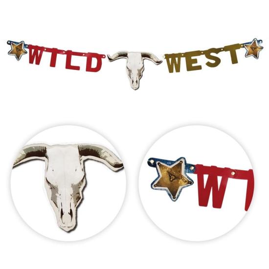 Letrero Salvaje Oeste 120 cm. Letrero Salvaje Oeste 120 cm.