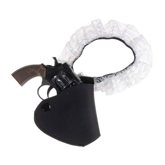 Liga con Pistola y Funda  . Liga con Pistola y Funda  .