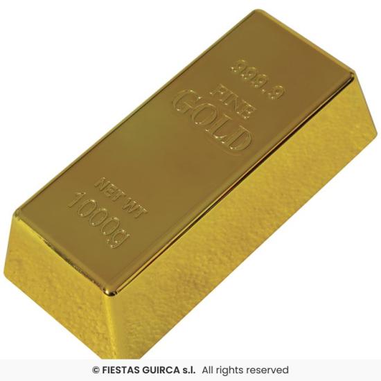 Lingote de Oro de Mentira (16x4.5 cm) Lingote de Oro de Mentira (16x4.5 cm)