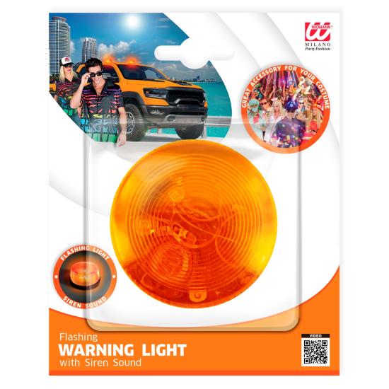 Luz parpadeante de sirena naranja Luz parpadeante de sirena naranja