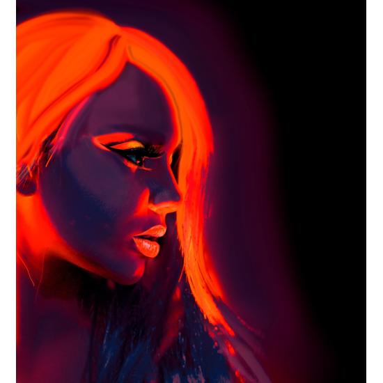 Maquillaje Naranja Fluorescente en Bote 30ml Maquillaje Naranja Fluorescente en Bote 30ml