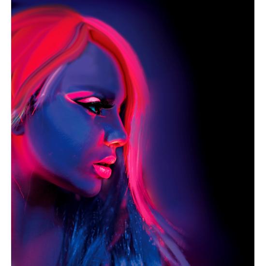 Maquillaje Rosa Fluorescente en Bote 30 ml Maquillaje Rosa Fluorescente en Bote 30 ml