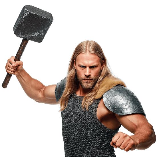 Martillo Vikingo de 53 cm - Complemento Épico para tu Disfraz Martillo Vikingo de 53 cm - Complemento Épico para tu Disfraz